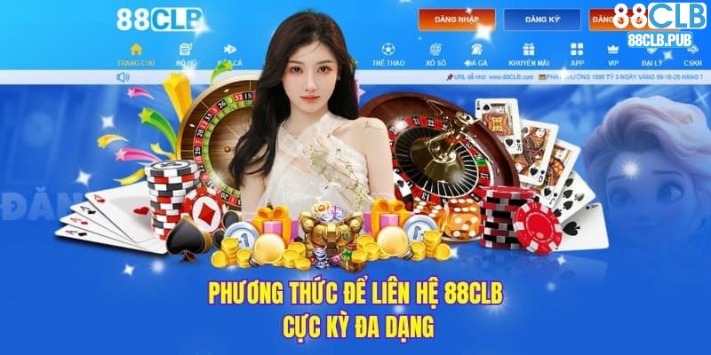 Các kênh liên hệ 88clb